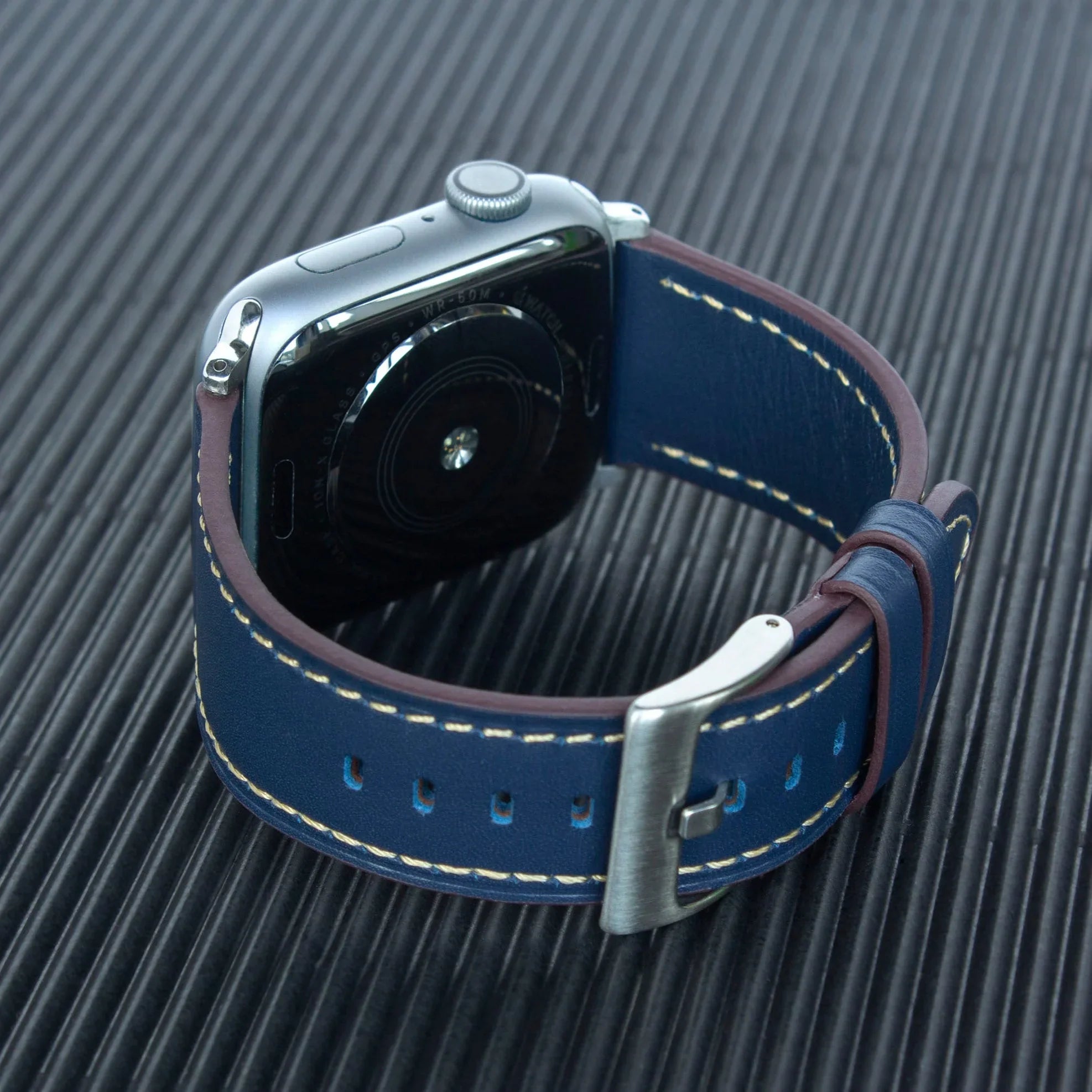Torrii Watch 40/41/42 Mm Strap - Dark Blue Leather - Tashqila Torrii Watch 40/41/42 Mm Strap - Dark Blue Leather - Tashqila